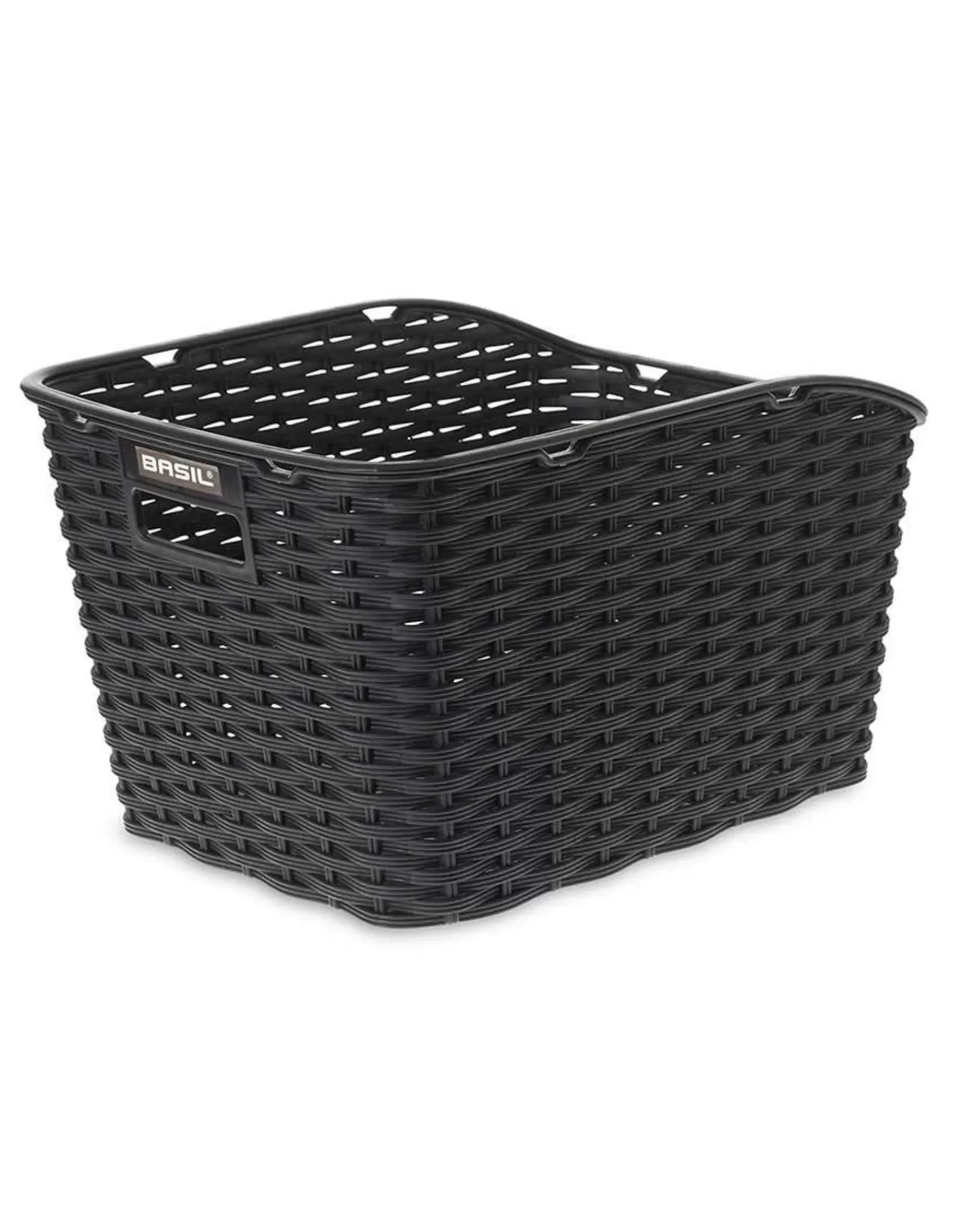 Basil Weave Wp, Rear Basket, Black Shop