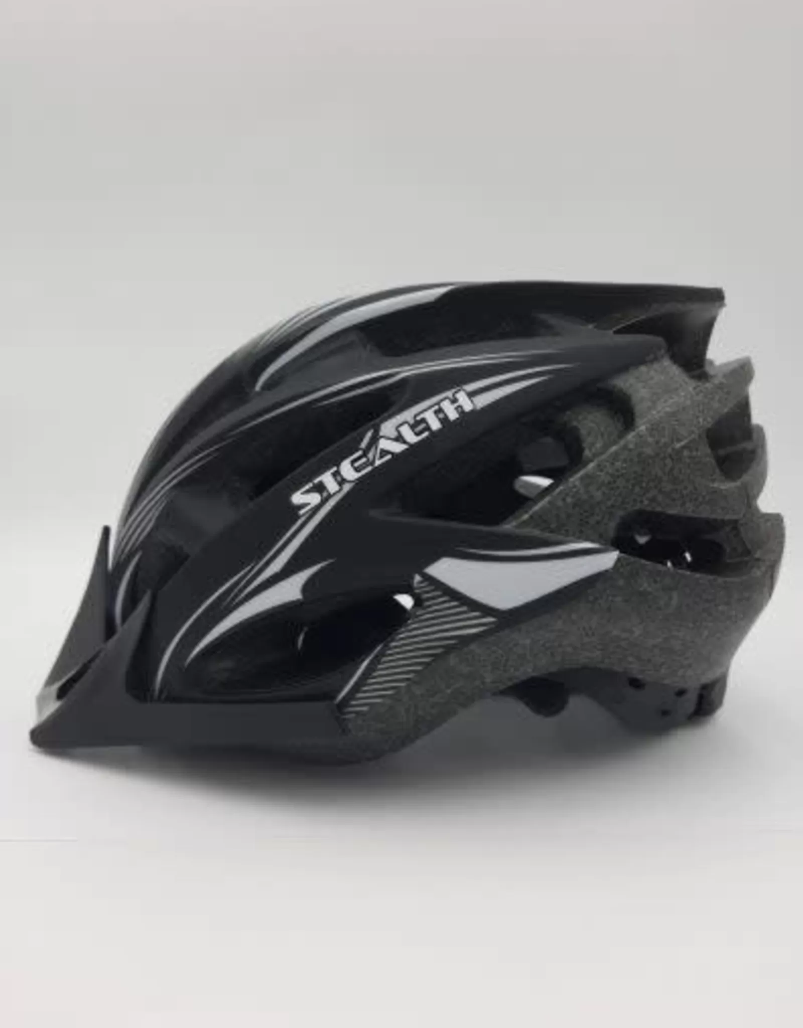 BBC Stealth Mat Black - Silver Helmet Outlet